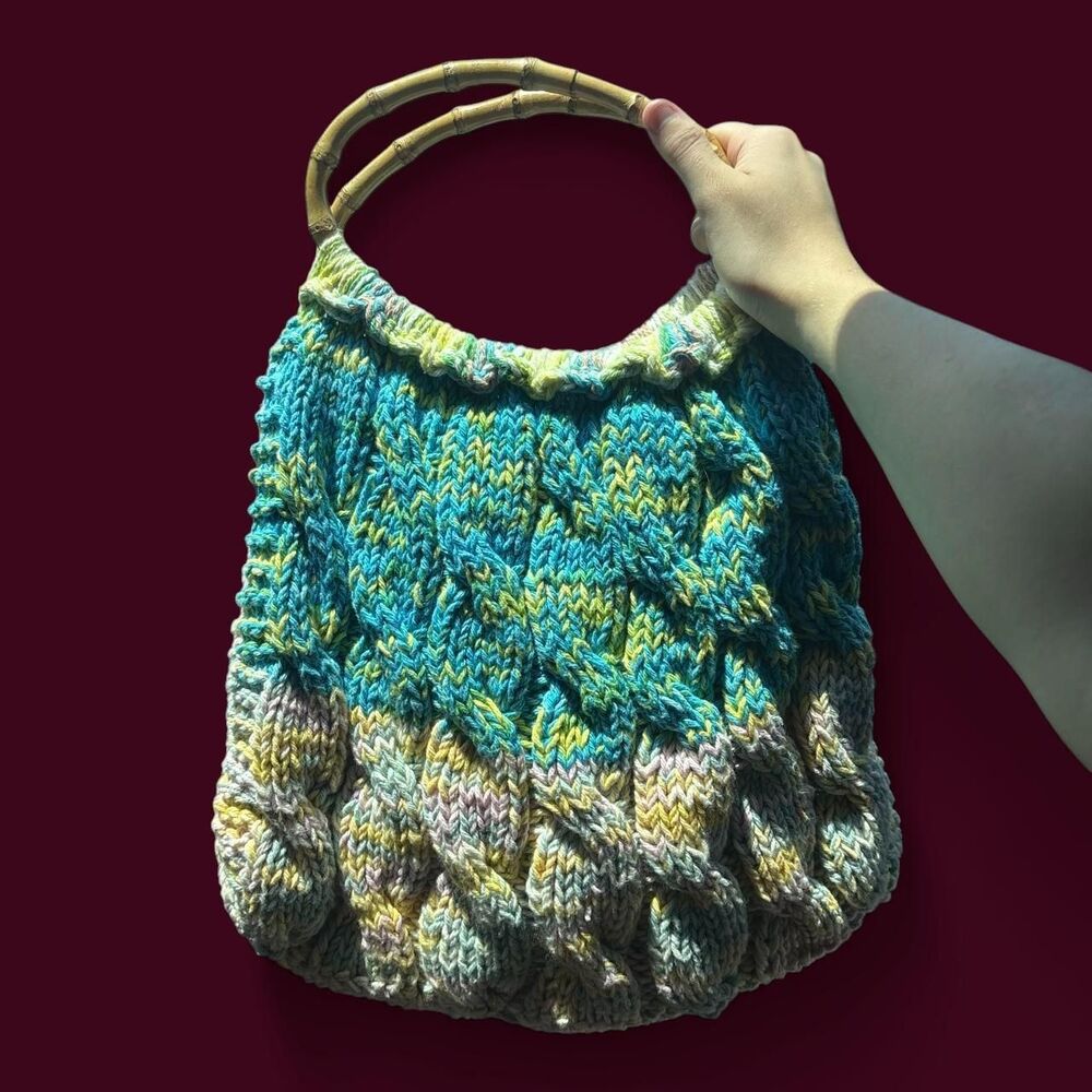 Hand Made Women's Multi Knit Bag
